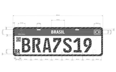 Placa Mercosul enfim será obrigatória em todo Brasil a partir de fevereiro